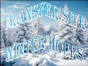 Winter Hours