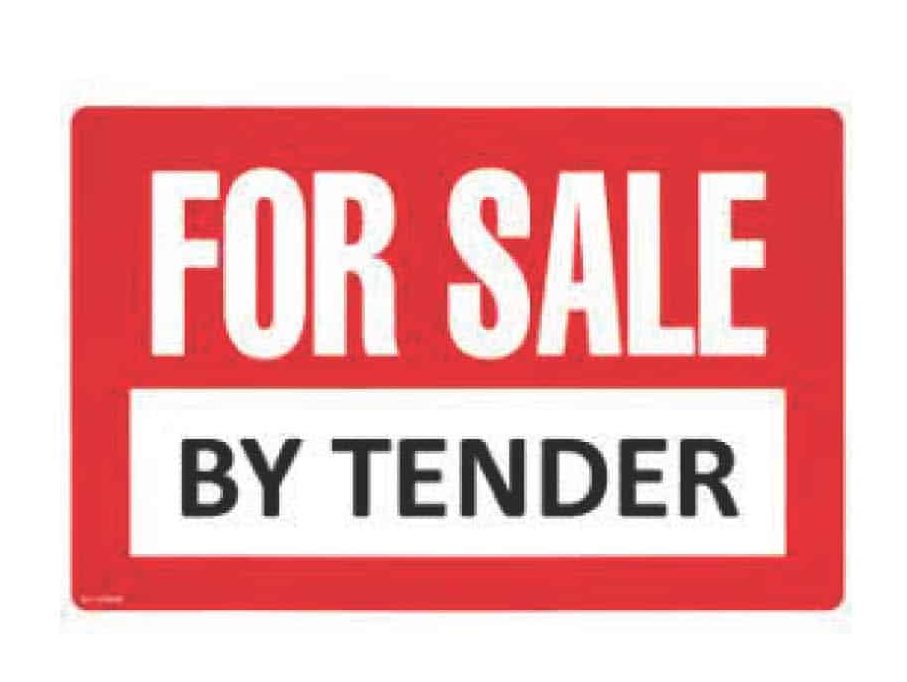 For Sale By Tender