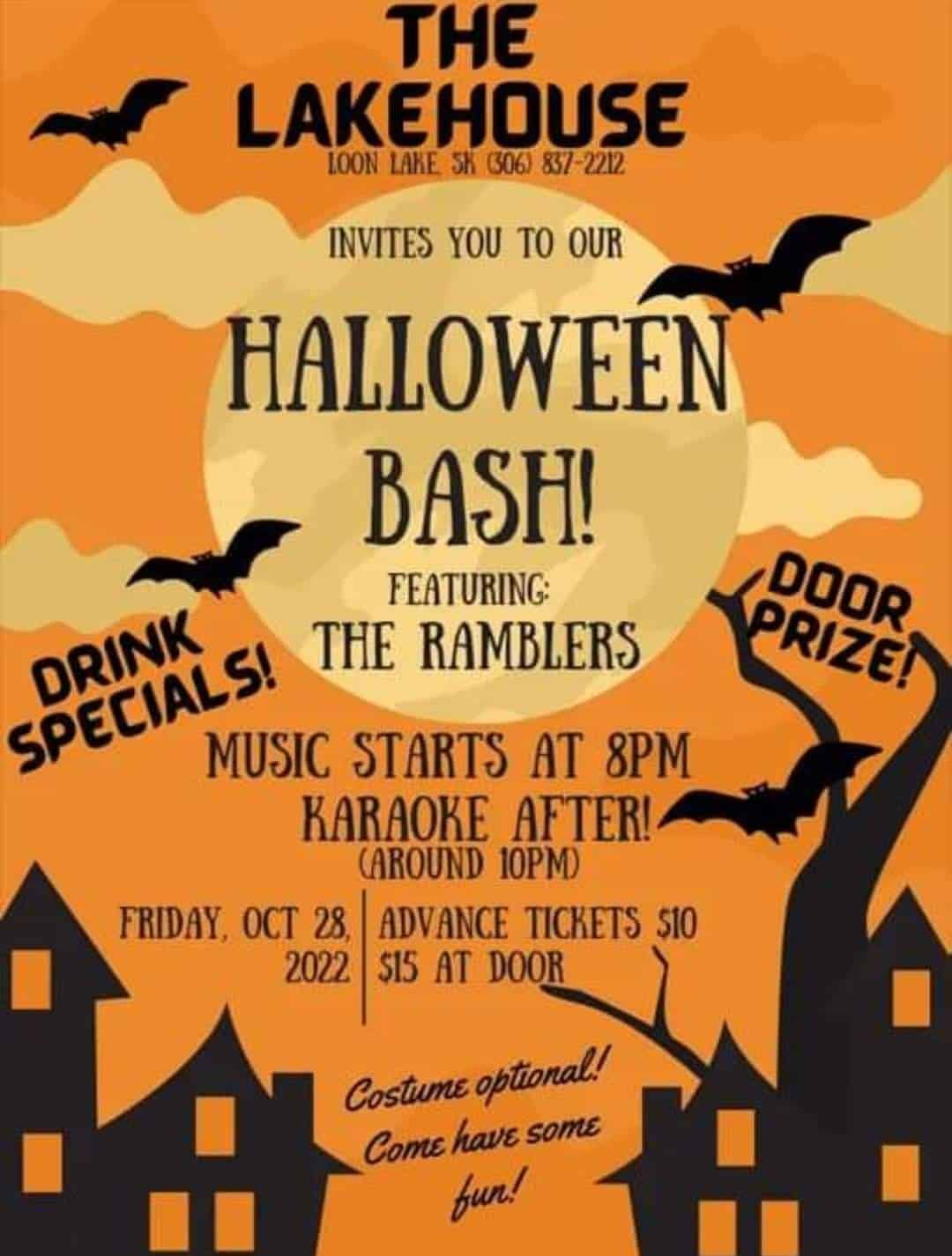 Halloween Bash Rural Municipality of Loon Lake