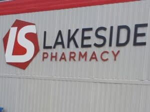 Lakeside Pharmacy Sign