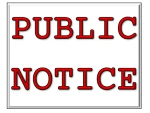 Public Notice Feature