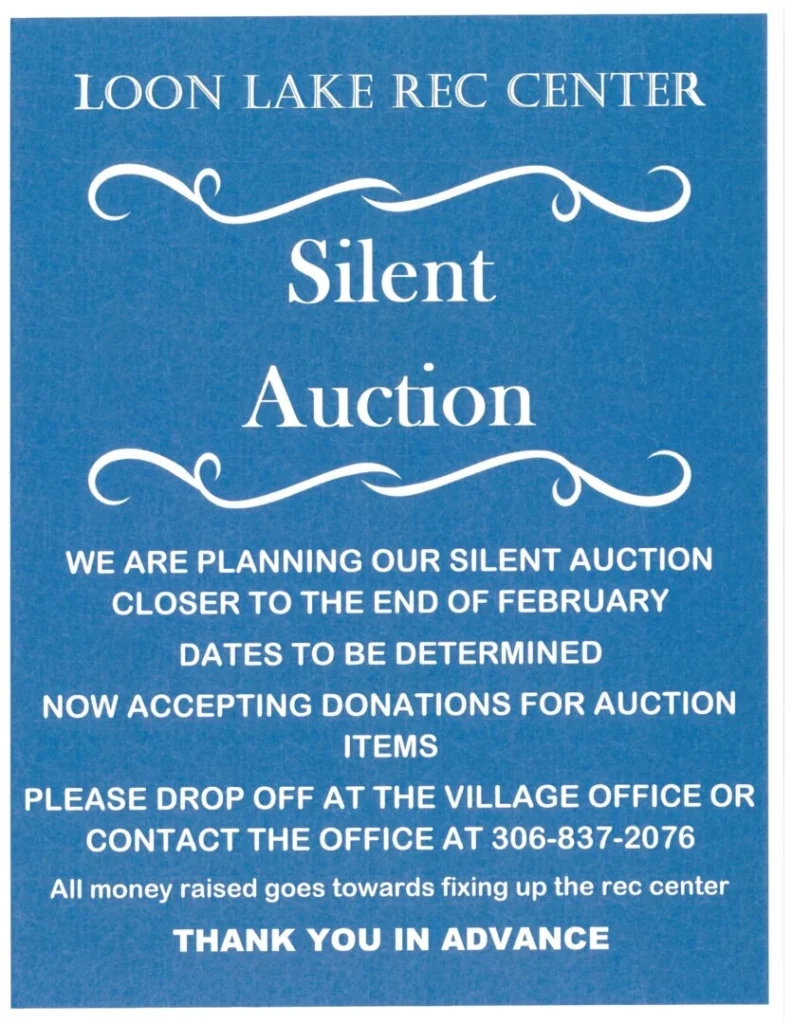 Rec Center Silent Auction