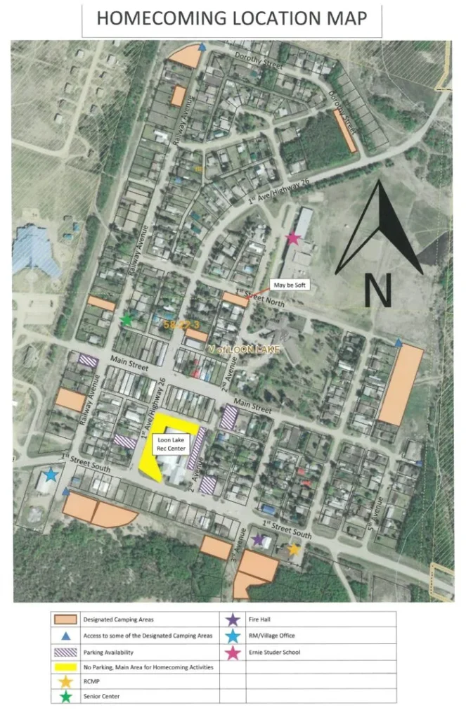 Homecoming Location Map