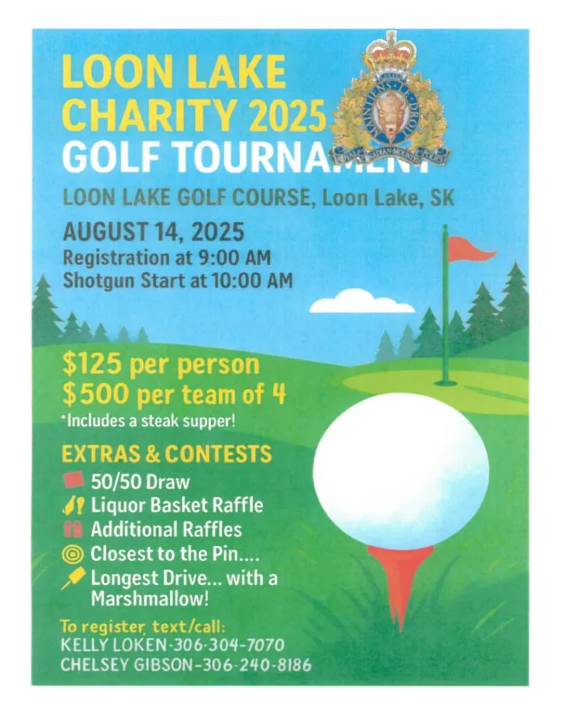 Rcmp Golf Tournament Poster Loon