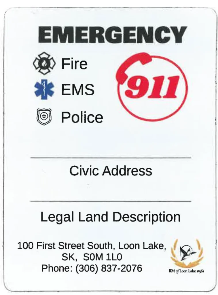 Civic Address Magnet