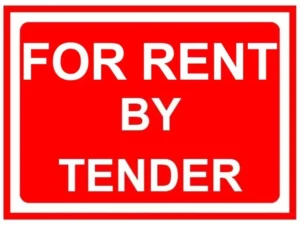For Rent By Tender