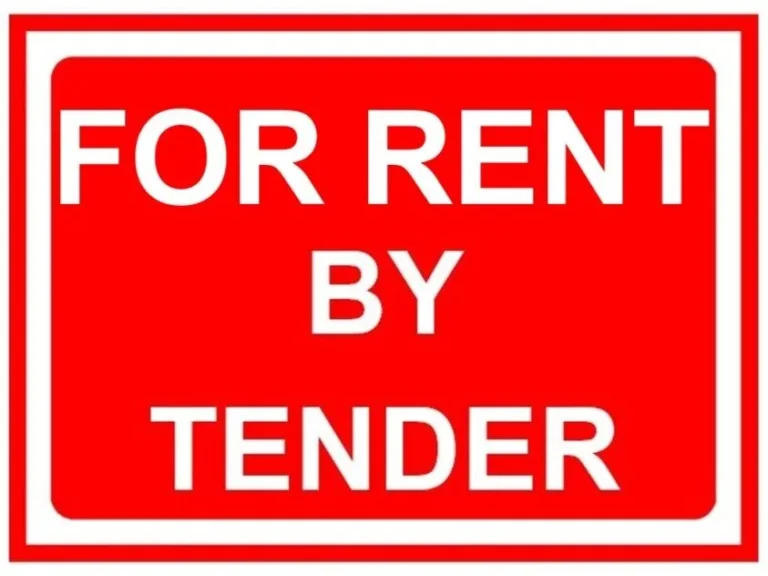 For Rent By Tender