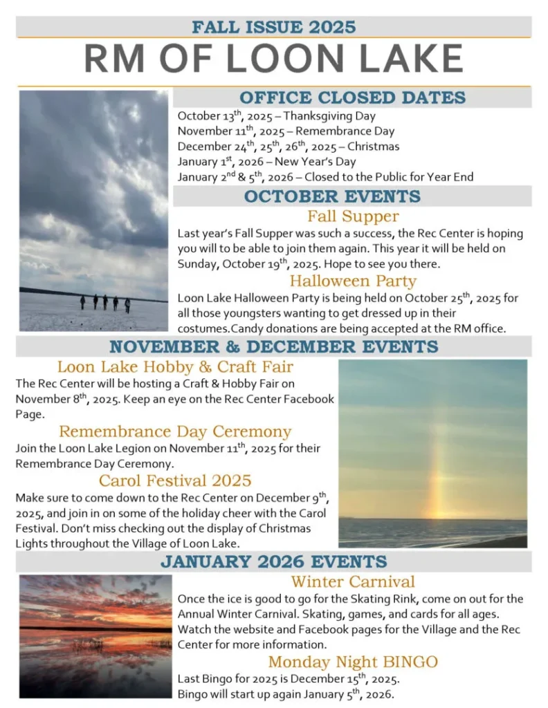 Rm Of Loon Lake 2025 Page 1