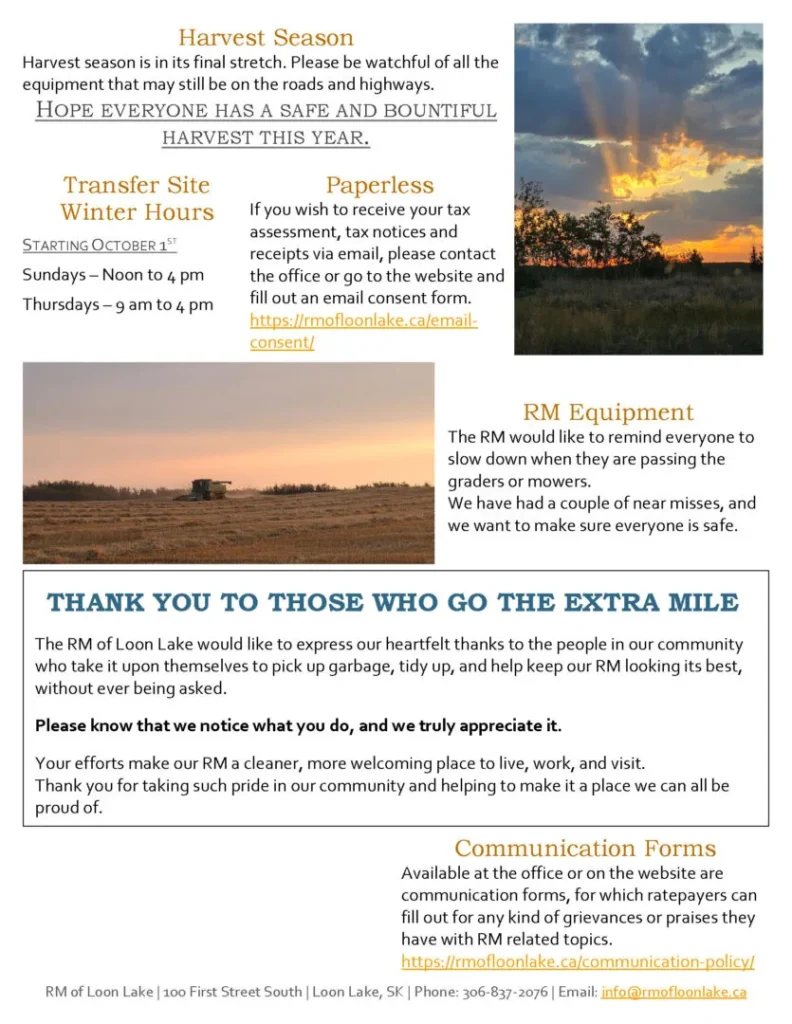 Rm Of Loon Lake 2025 Page 2