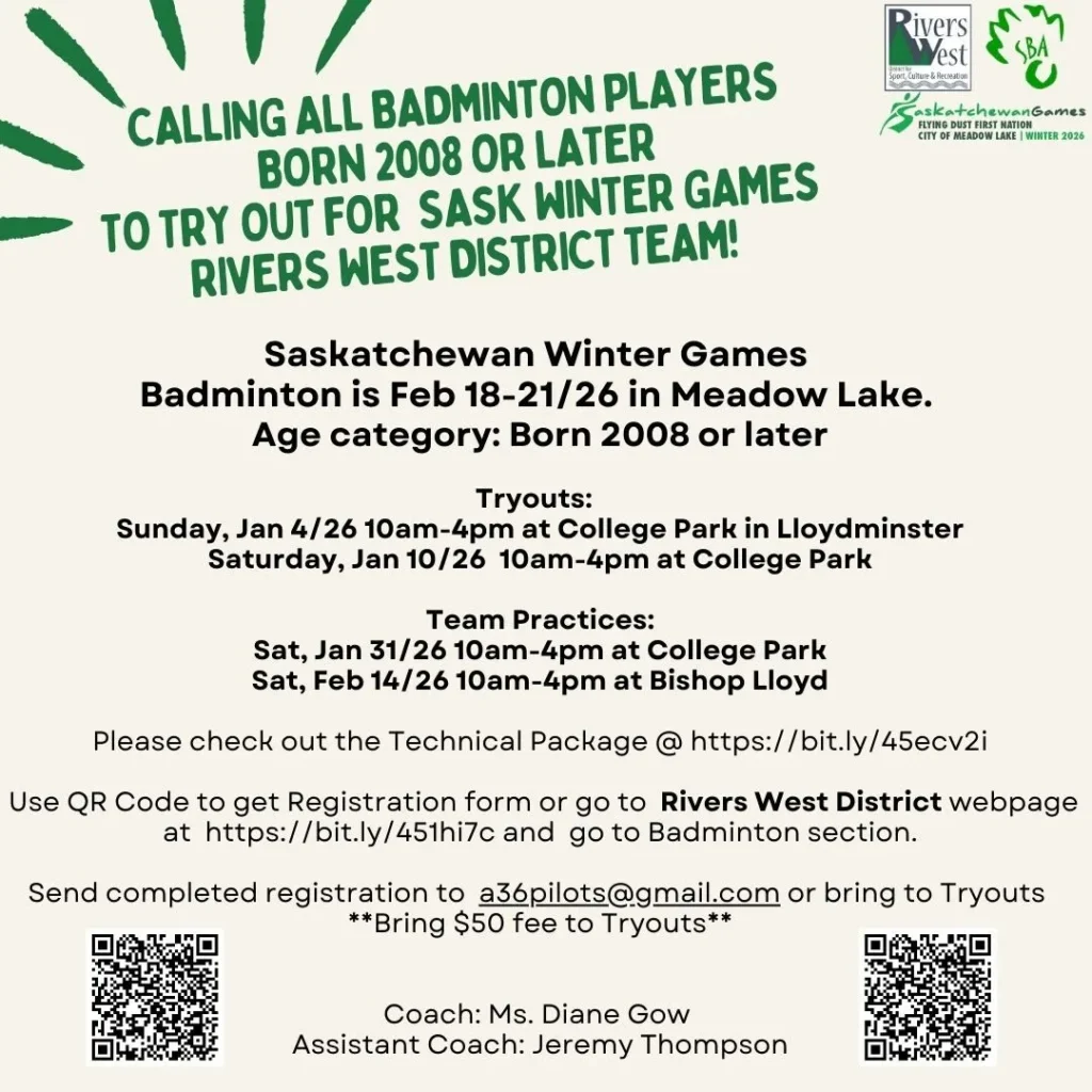 Winter Games Badminton Players